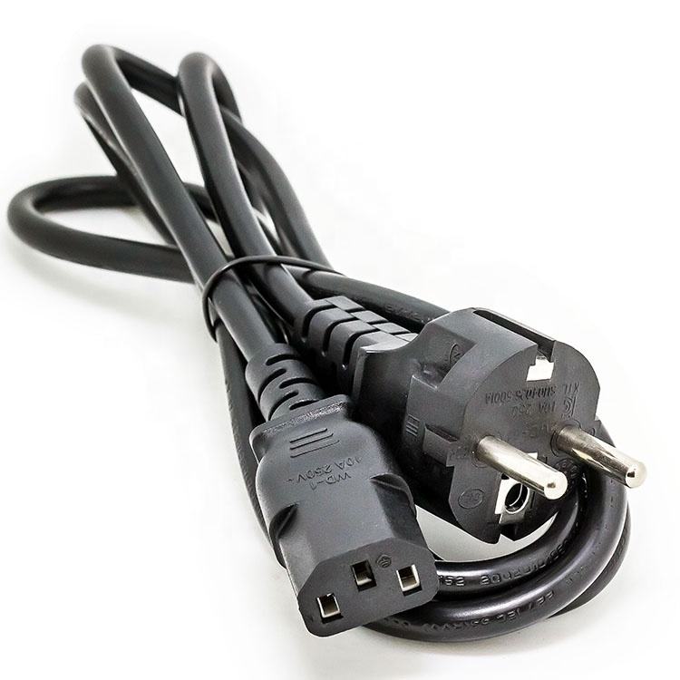 EU Standard Power Cord Cable - Image 1